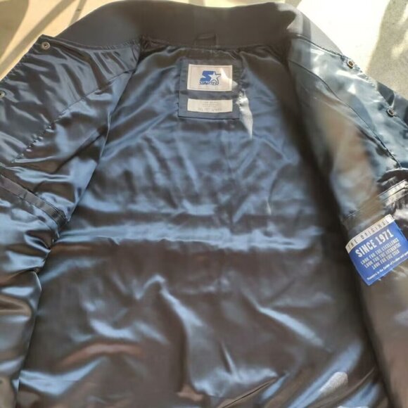 Men's Navy and Blue Jacket - Picture 3 of 6